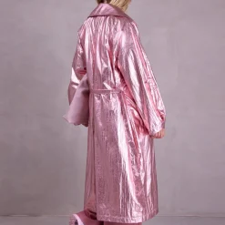 Ferdi pink trench coat