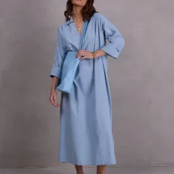 Ferijn jurk in misty blue