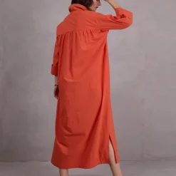 Ferijn oranje jurk