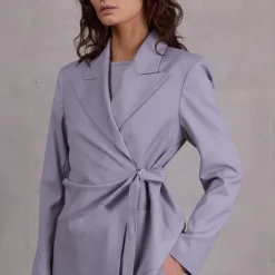 Fernando grijze geknoopte blazer