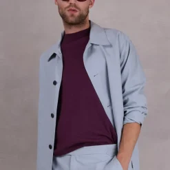 Ferre vest in misty blue