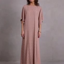 Fibe jurk in pink sand