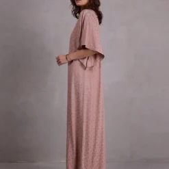 Fibe jurk in pink sand