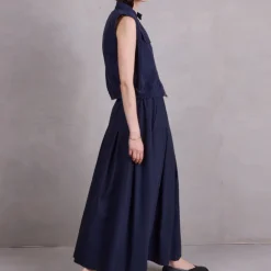 Fieke rok in navy