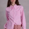 Filou roze gestreept hemd