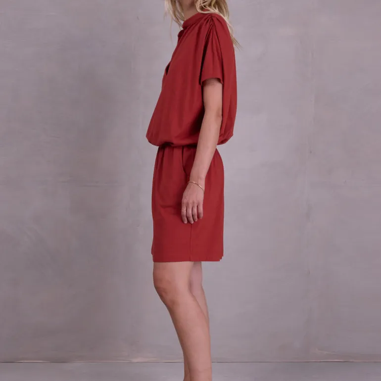 Fisolde brick jurk