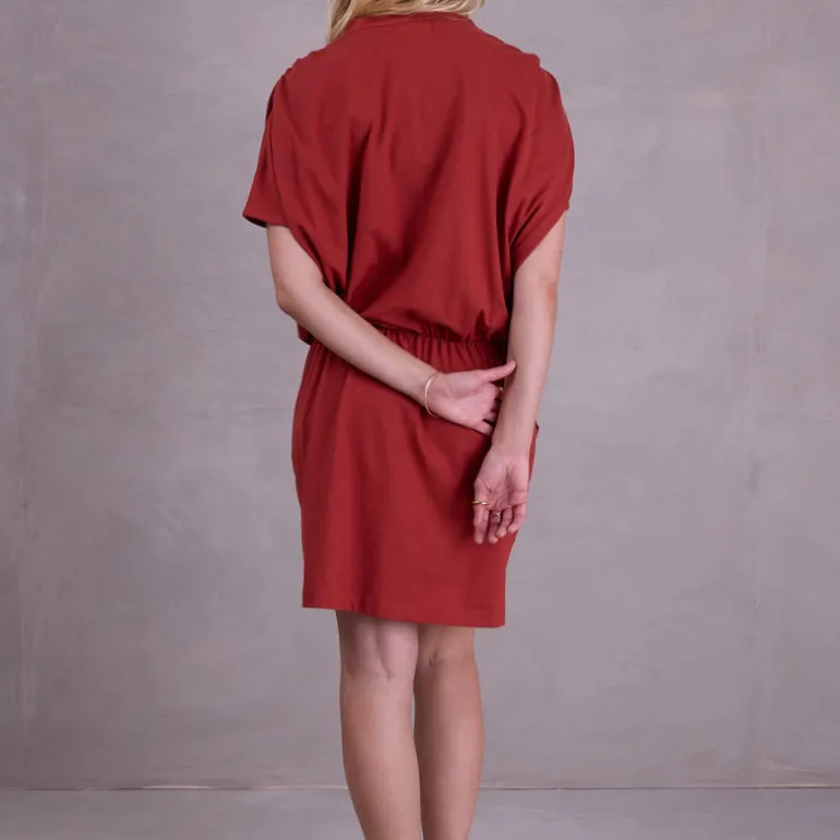 Fisolde brick jurk