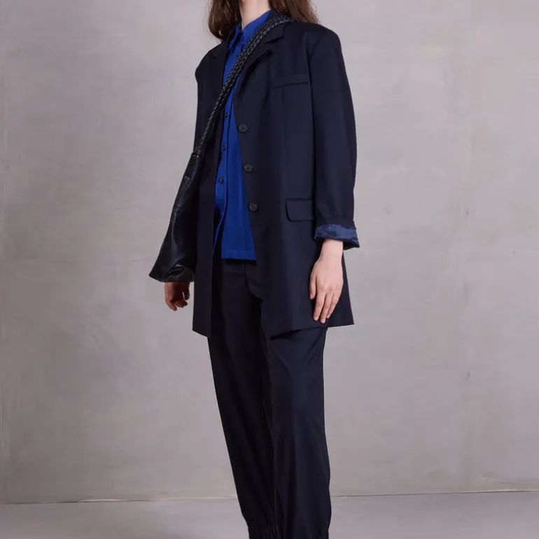 Flint vest in night blue