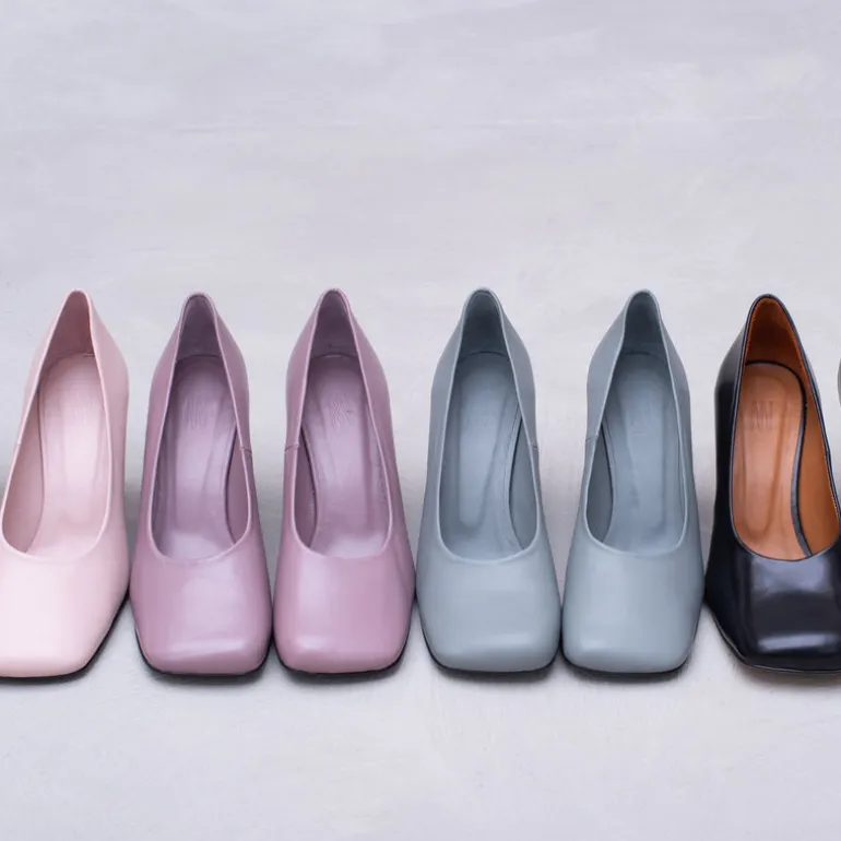 Flume pump in cameo rose