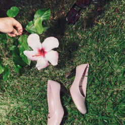 Flume pump in cameo rose
