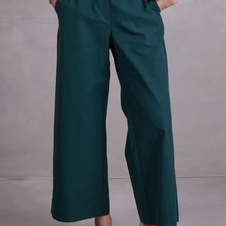 Fong broek in bottle green