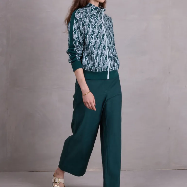 Fong broek in bottle green