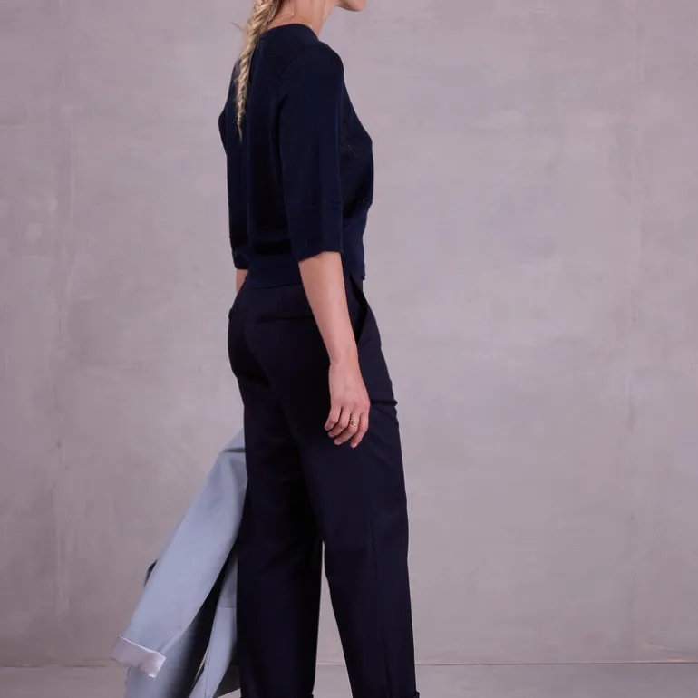 Fons broek in night blue