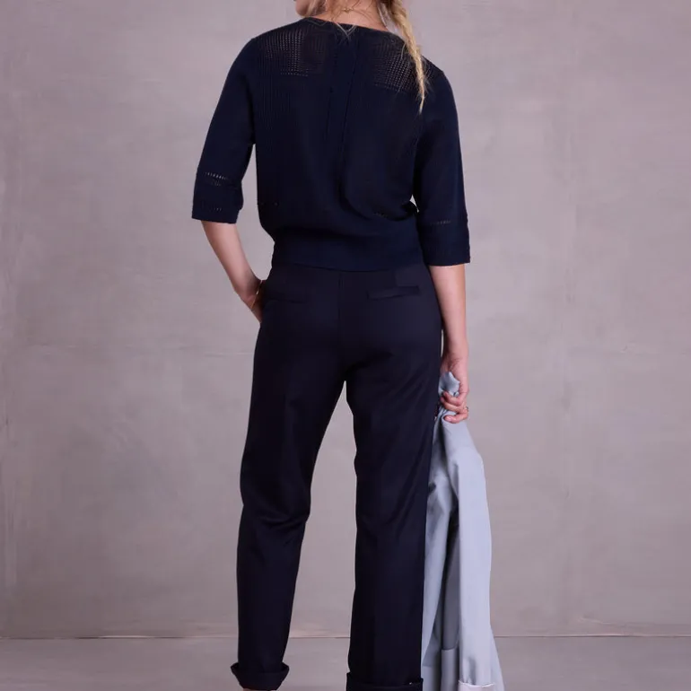 Fons broek in night blue