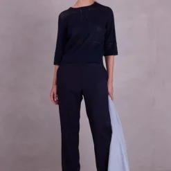Fons broek in night blue