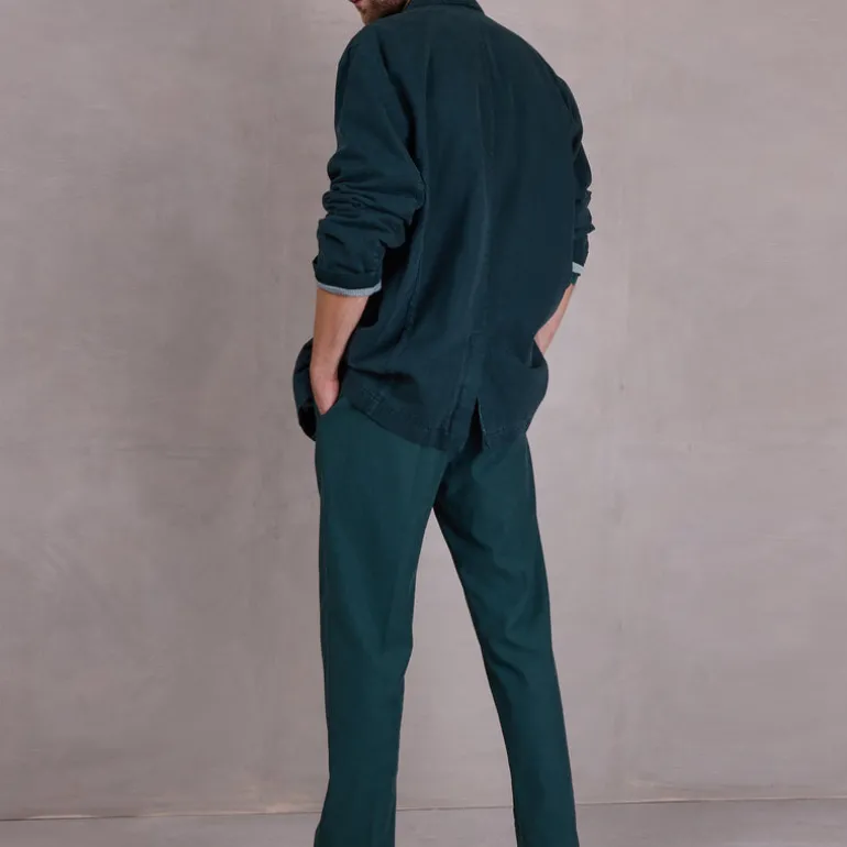 Franz blazer in evergreen