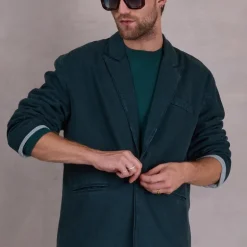 Franz blazer in evergreen