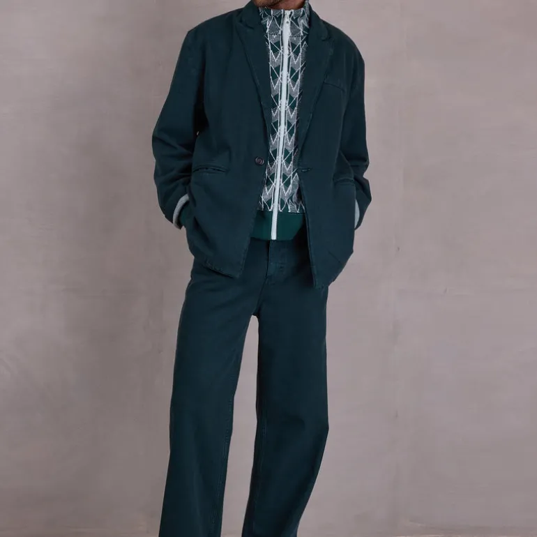 Franz blazer in evergreen