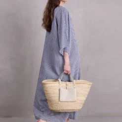 Freya jurk in navy stripes