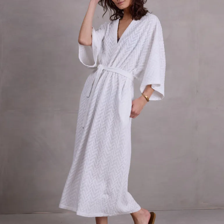 Freya witte broderie jurk