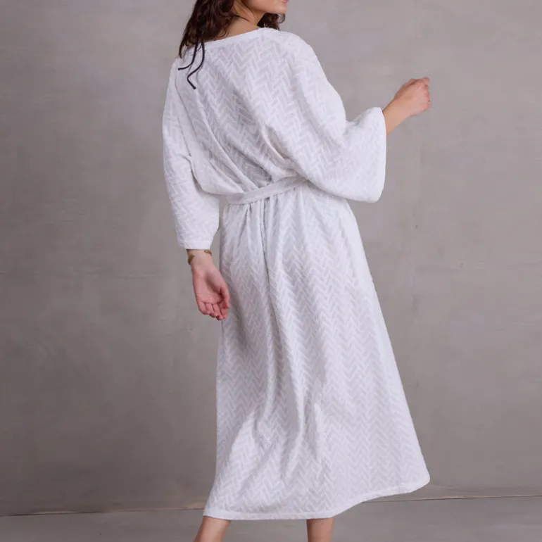 Freya witte broderie jurk