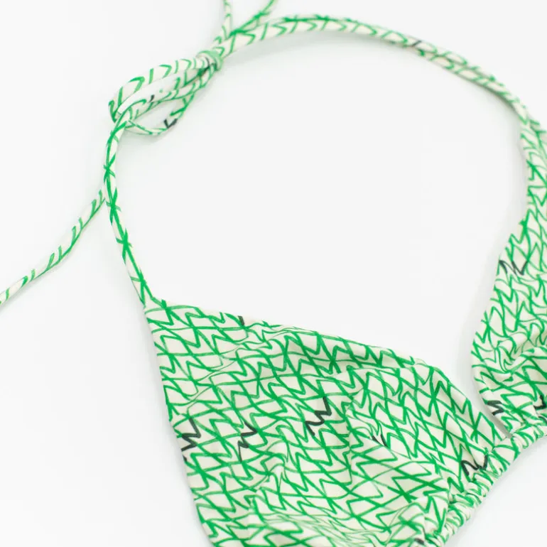 Groene bikini