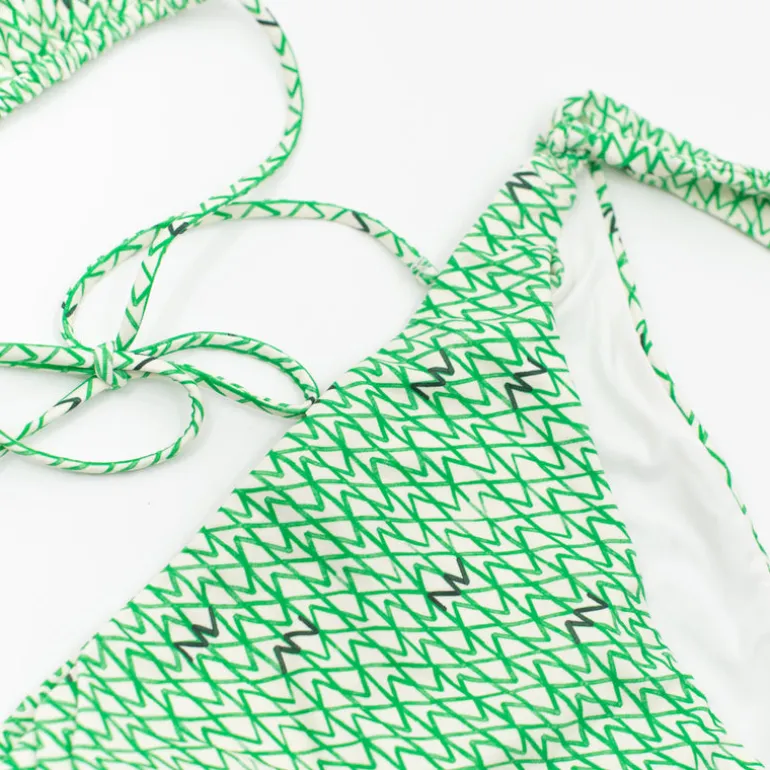Groene bikini