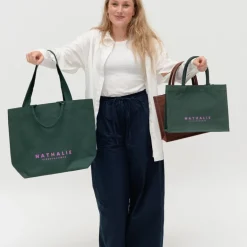 Mini shopper in bottle green
