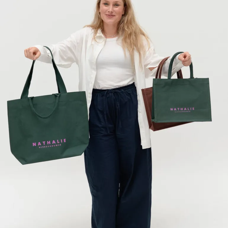 Mini shopper in bottle green