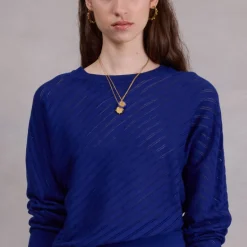 Obdan trui in royal blue