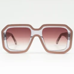 Onassis zonnebril taupe / pink