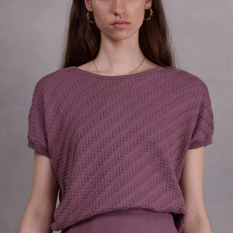 Onna top in mauve