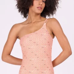 Oranje asymmetrisch badpak