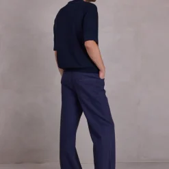 Osaka polo in night blue