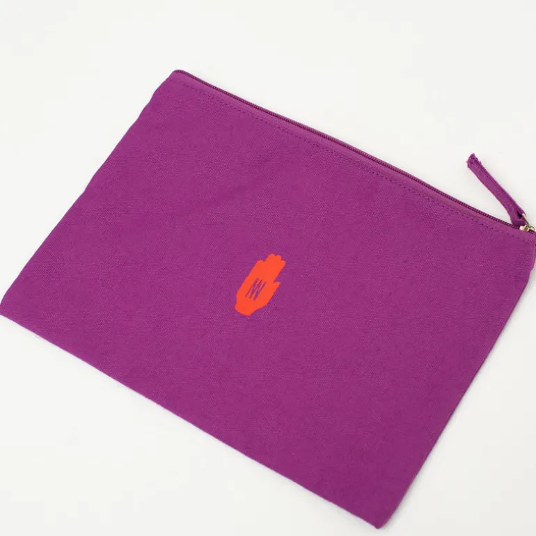 Paarse clutch