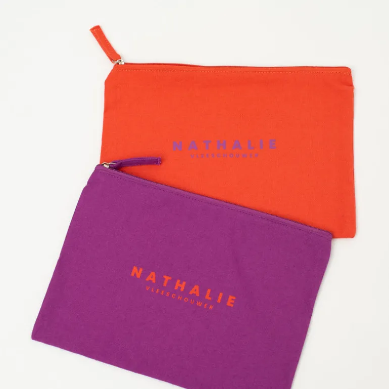 Paarse clutch