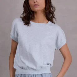 Sora top in ice blue