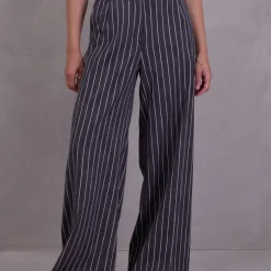 Zoella broek in black stripes
