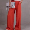 Zoella broek in flame Tencel