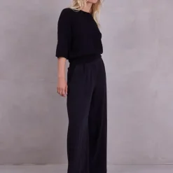 Zoella broek in zwarte Tencel